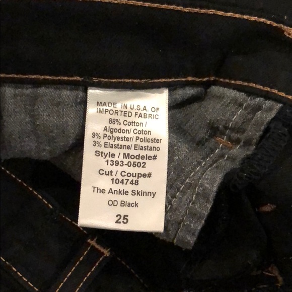 Current/Elliott Black Jeans - Picture 3 of 7